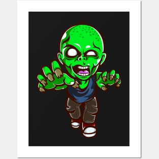 Zombie Kid Posters and Art